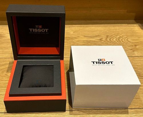 Genuine Original Current Tissot Watch Presentation Box Case Complete with Sleeve