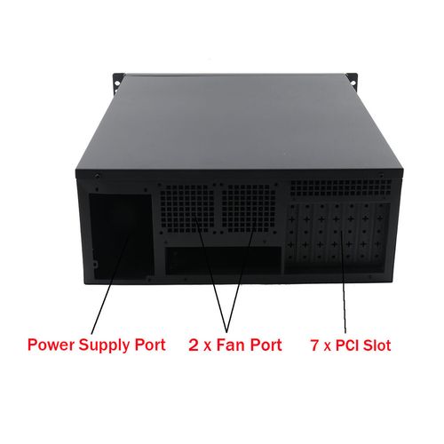 4U Server Chassis 7X3.5 + 2X 5.25 HDD Network Rack Rackmount Server Cabinet — image 6