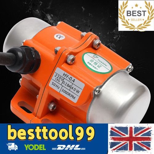 40W Concrete Mining Vibration Motor Vibrating Motor For Shaker Table 1 Phase  1X