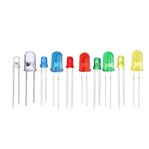 3mm LEDs Diffused Green Red White Blue Yellow Orange & Variety Packs LED