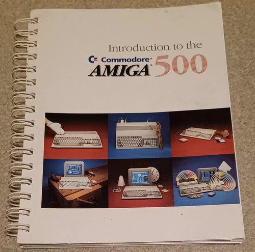 Commodore Amiga 500 introduction Manual, Ringbound Handbook