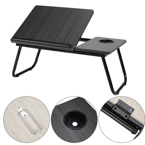Foldable Laptop Bed Table Sofa Breakfast Tray Portable Computer Lap Desk Stand