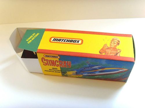 MATCHBOX - STINGRAY SUBMARINE -  Superb custom display box and tray ONLY. — image 5
