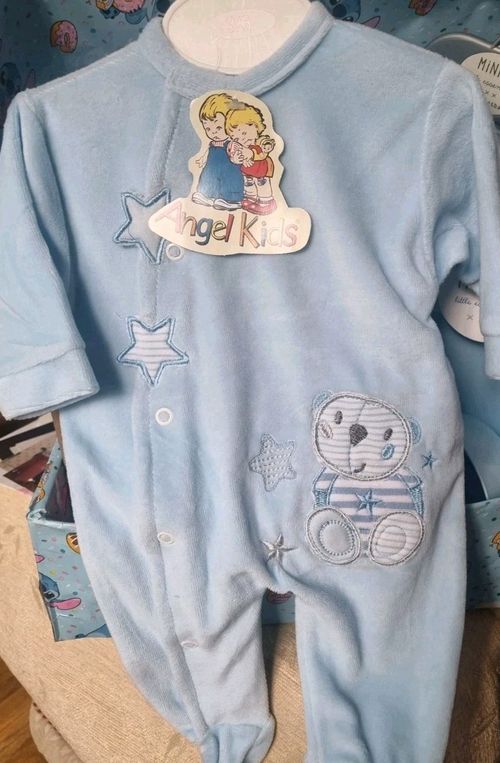 Blue Baby boy hamper baby shower newborn mum to be gift Set 0-6 months baby suit — image 8