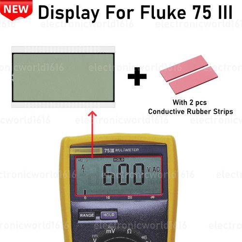 For Fluke 75 III Fluke-75 III Portble Digital Multimeter LCD Display Screen Part