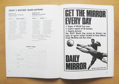 1966 World Cup Final ENGLAND v WEST GERMANY Original Programme *Exc Condition* — image 5