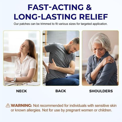Pain Relief Patch 20 Pieces Patches for Muscle & Joint Pain，knee Shoulder Care — image 6