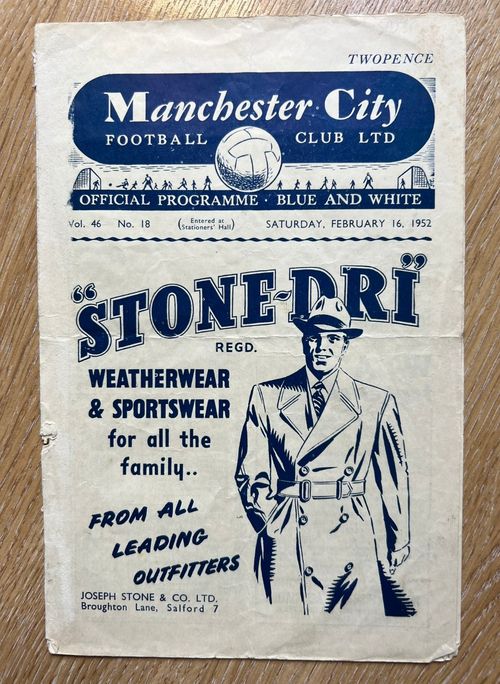 10 Vintage Manchester City Programmes 1952–1964 Maine Road Football Bundle — image 14