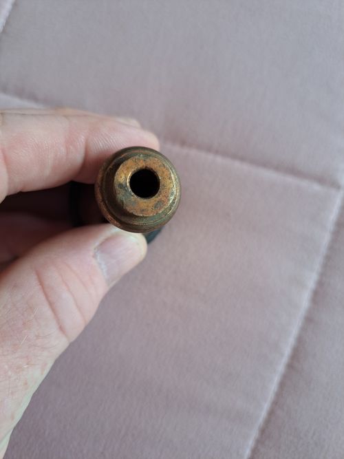Vintage Brass Heavy Solid Pull Knobs Light Switch / Curtain Pull — image 4