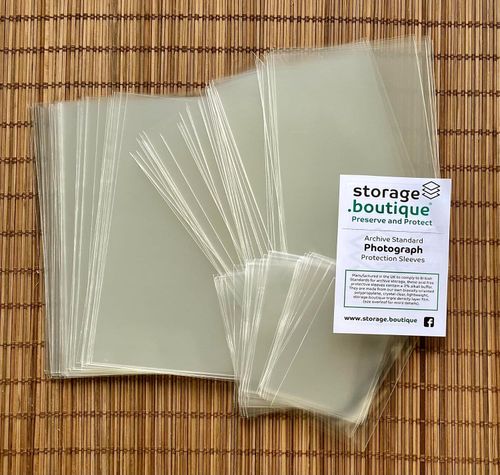 Archival Photograph Sleeves 6x4 Inches Acid Free Clear 50 Pack Photo Protection — image 3
