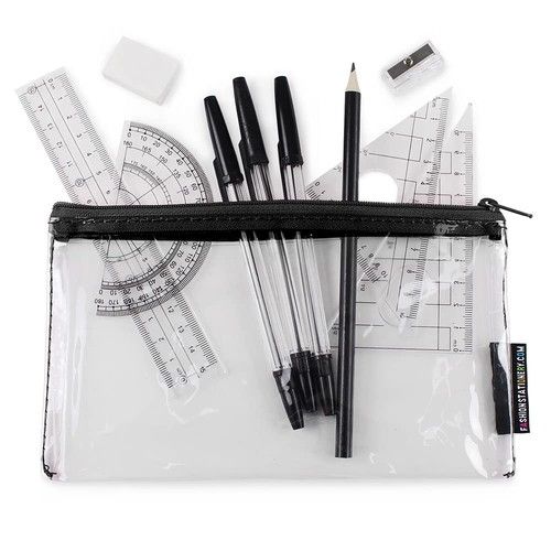 Fashion Stationery Math Set Kids Protractor School Supplies GCSE Geometry... 