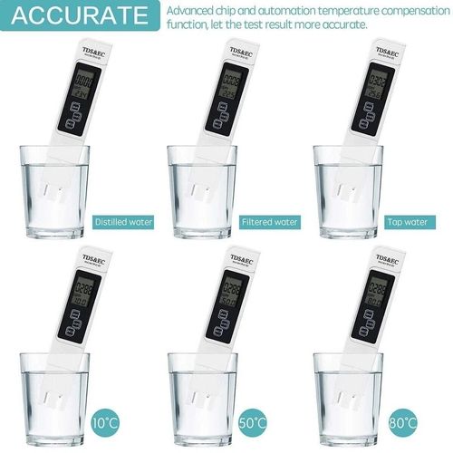 Digital Tester TDS EC PPM Meter Water Purity Hydroponics Water Quality Test Pen — image 10