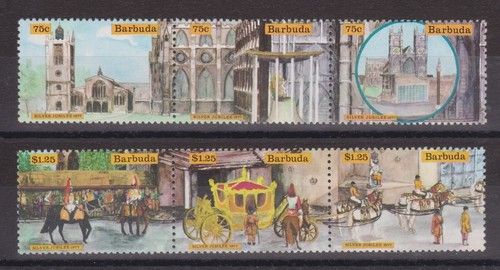 Barbuda 1977 Silver Jubilee set SG 298-303 MNH mint *combined postage*