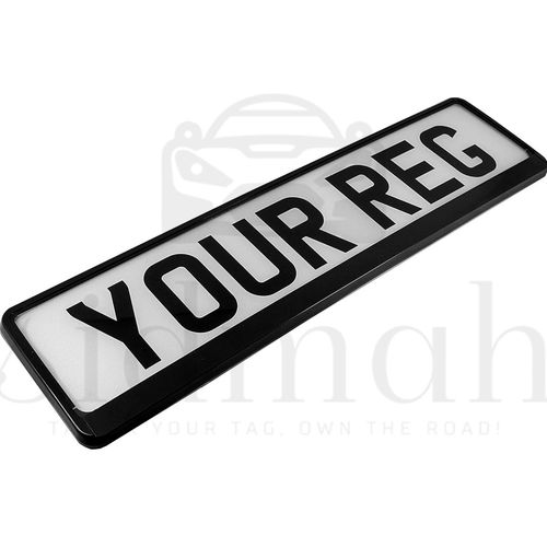Pair of Premium Number Plate Holders | Front & Rear Frames | Stylish Matte Black — image 7