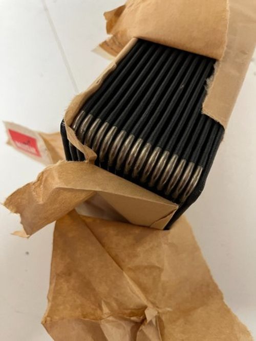 Accordion Bellows 38.5x15.8 cm Black New with Metal Corners Vintage Replacement Part
