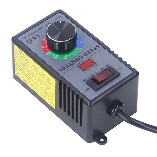 AC 220V-240V Motor Speed Controller Switchs Real-time-Voltage Display-UK Plug — image 5