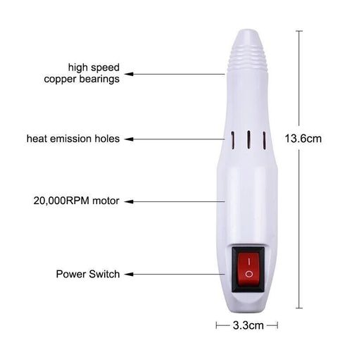 Electric Nail Drill Machine 20000RPM Professional Nail File Manicure Pedicure — image 3