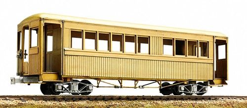 HOn30/HOe Imon Kubiki Railway Hoha-3 Passenger Car Brass Kit Narrow Gauge Coach