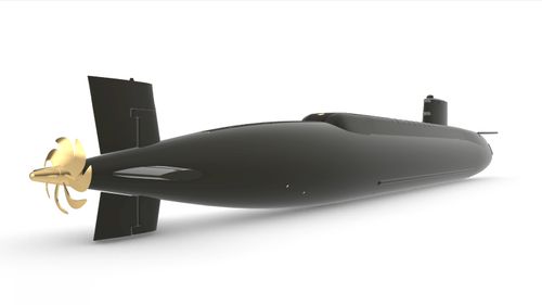 HMS Resolution S22 - Submarine self assembly model kit scale 1:150 866mm/34'' — image 7
