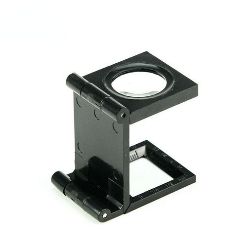 8X Magnifying Glass Lens Folding Magnification Linen Tester Cloth Thread Counter — image 4