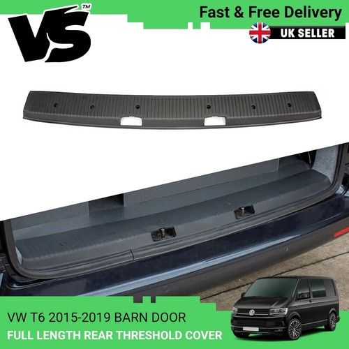 FITS VW T6 2015-2019 TRANSPORTER TWIN DOOR EXTRA WIDE DEEP ABS THRESHOLD COVER