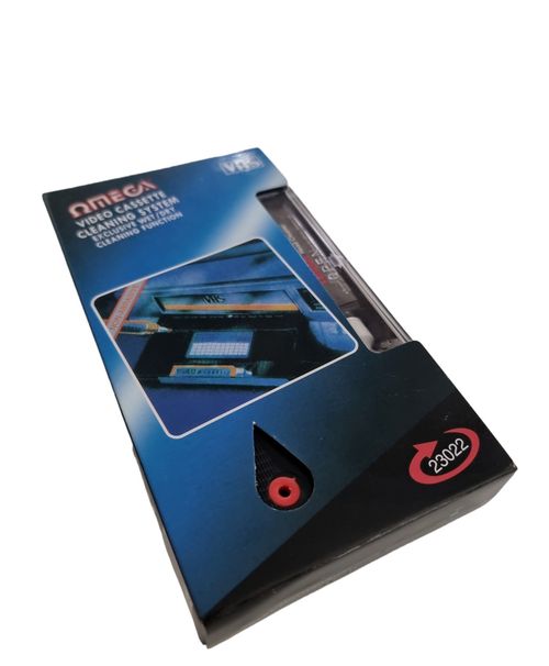 Omega 23022 VHS VCR Video Head Cleaner Cassette Recorder System Tape Wet Dry — image 8