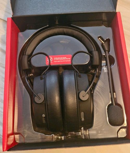 HyperX Cloud Alpha S Black Wired 3.5mm Gaming Headset Boom Mic Lightly Used