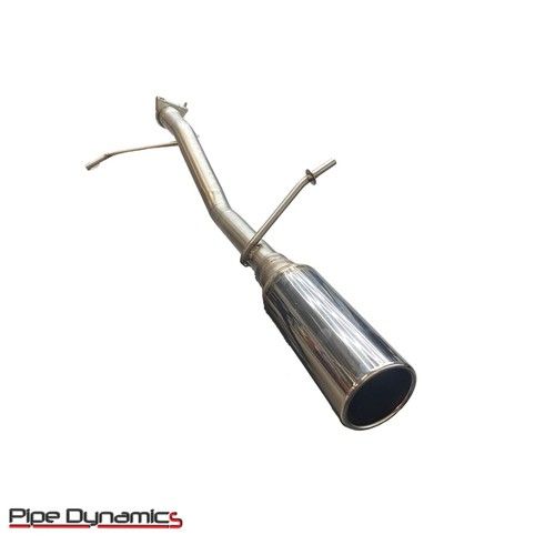 PIPE DYNAMICS MK8 FIESTA 1.0 ECOBOOST '18+  BACK BOX MUFFLER DELETE EXHAUST 3.5"