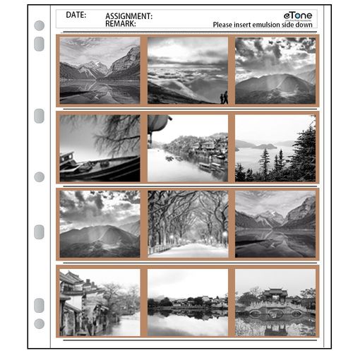 90Pcs Negative Archival Storage Sleeves Pages for 120 Film Acid Free Translucent — image 2