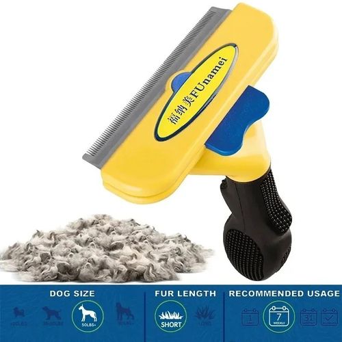 Large Dog Hair Removal Comb Pet Grooming Brush Cat Undercoat Deshedding Tool — image 8