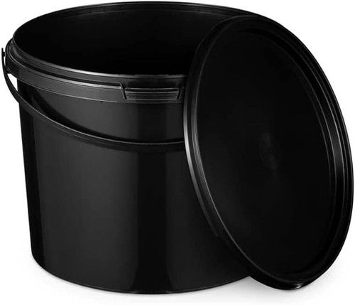 Bucket + Lid Tub Pail Container Plastic Tamper Handle 1L 3L 5L 10L 20L 25L 30L