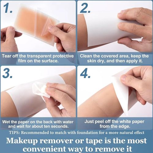 20 PCS Tattoo Cover Up Patch Ultra Thin, Invisible, Waterproof & Breathable Tat — image 4