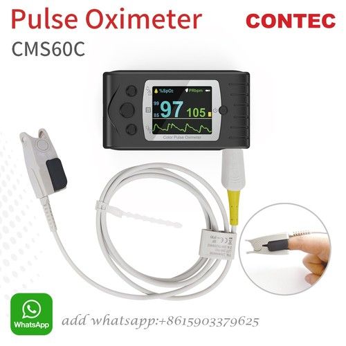 CE CMS60C 24h Finger Pulse Oximeter SpO2 Blood Oxygen Sensor Heart Rate monitor