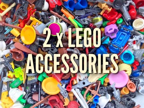 LEGO Bundle Set Joblot 1kg Bricks Parts & Pieces Minifigures Accessories Wheels — image 7