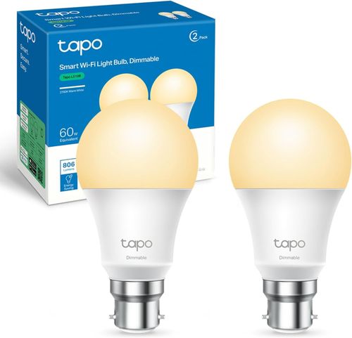 Tapo L510B(2-Pack) B22 Smart Bulb Warm White Dimmable LED Light Bulb — image 1