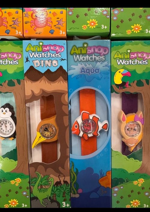 50x Kids Snap Watches Animal Designs Party Bag Fillers Toys Job Lot Wholesale — image 4