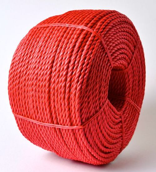 'EVERLASTO' RED POLYPROPYLENE POLY ROPE POLYROPE 6MM, 8MM, 10MM, 12MM & 16MM — image 1