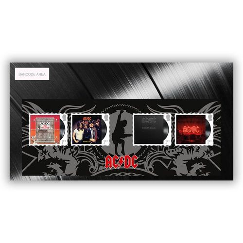 AC/DC Stamps Presentation Pack from Royal Mail  — image 5