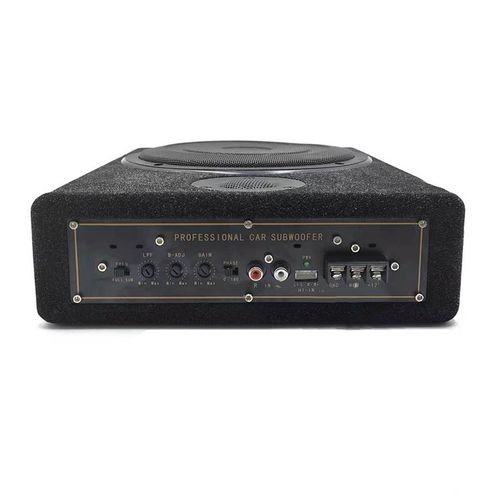 12V 8" 800W Car Subwoofer Active Underseat Bass Box Audio Sub Speaker Amplifier* — image 4