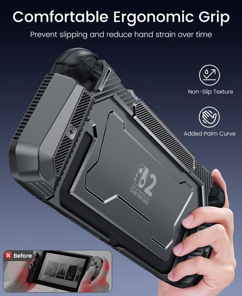 Switch 2 Grip Case Ergonomic Grip Dockable Split Grip Case Switch 2 Accessories — image 10