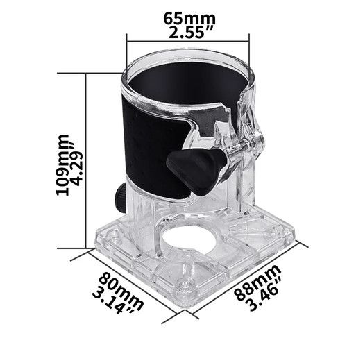 Aluminum Router Table Insert Plate W/ Miter Gauge for Woodworking Benches Table