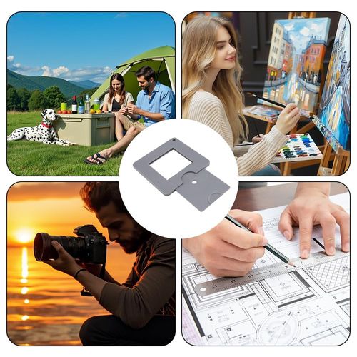 UMCHU 2 Pcs Artist View Catcher, Grey, for Painting, Drawing, Photography — image 5