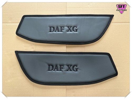 DAF XG SET OF DOOR CARDS WITH CUSTOM EMBROIDERY