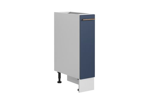 Kitchen Cabinet Pull Out Storage Basket 200mm Navy Blue Door Base Cupboard Nora — image 6