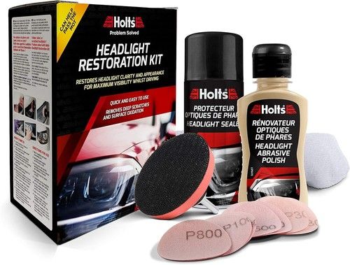 Holts Headlight Restoration Kit, Award Winning Headlamp Restoration Kit, Profes.