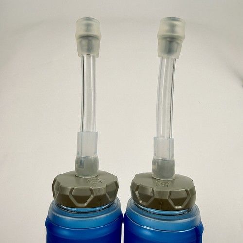 Soft Flask Straw Extensions for Salomon Flasks 10cm - Prevent Neck Strain 2 Pack