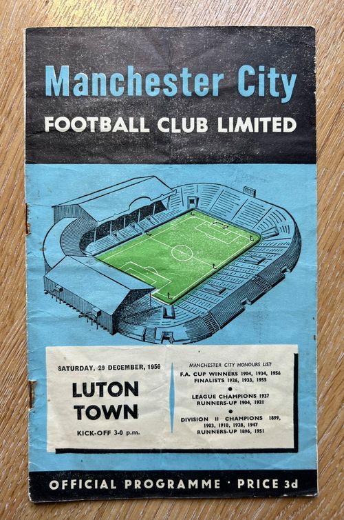 10 Vintage Manchester City Programmes 1952–1964 Maine Road Football Bundle — image 18