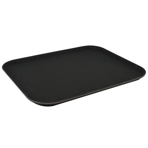 Rectangular Non-Slip Serving Tray - 45 x 35cm - Black — image 1