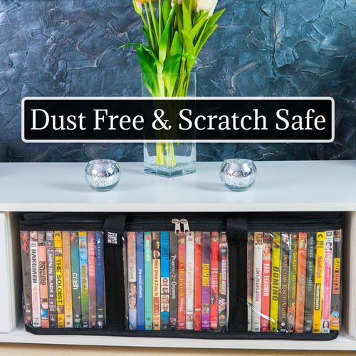 DVD, Blu-Ray Storage Organizer 2 Storage Bags 40 DVD Each (80 Total) w/ DIVIDERS — image 4