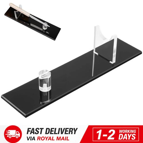 Single Fixed Blade Knife Display Stand Holder Collection Case Home Décor Black` — image 1